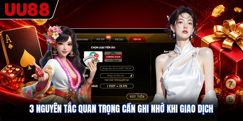 3 nguyên tắc quan trọng cần ghi nhớ khi giao dịch